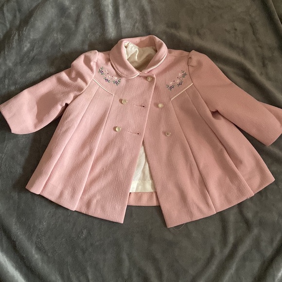 Cute Togs Vintage Pea Coat Size 24 Months - Picture 1 of 7